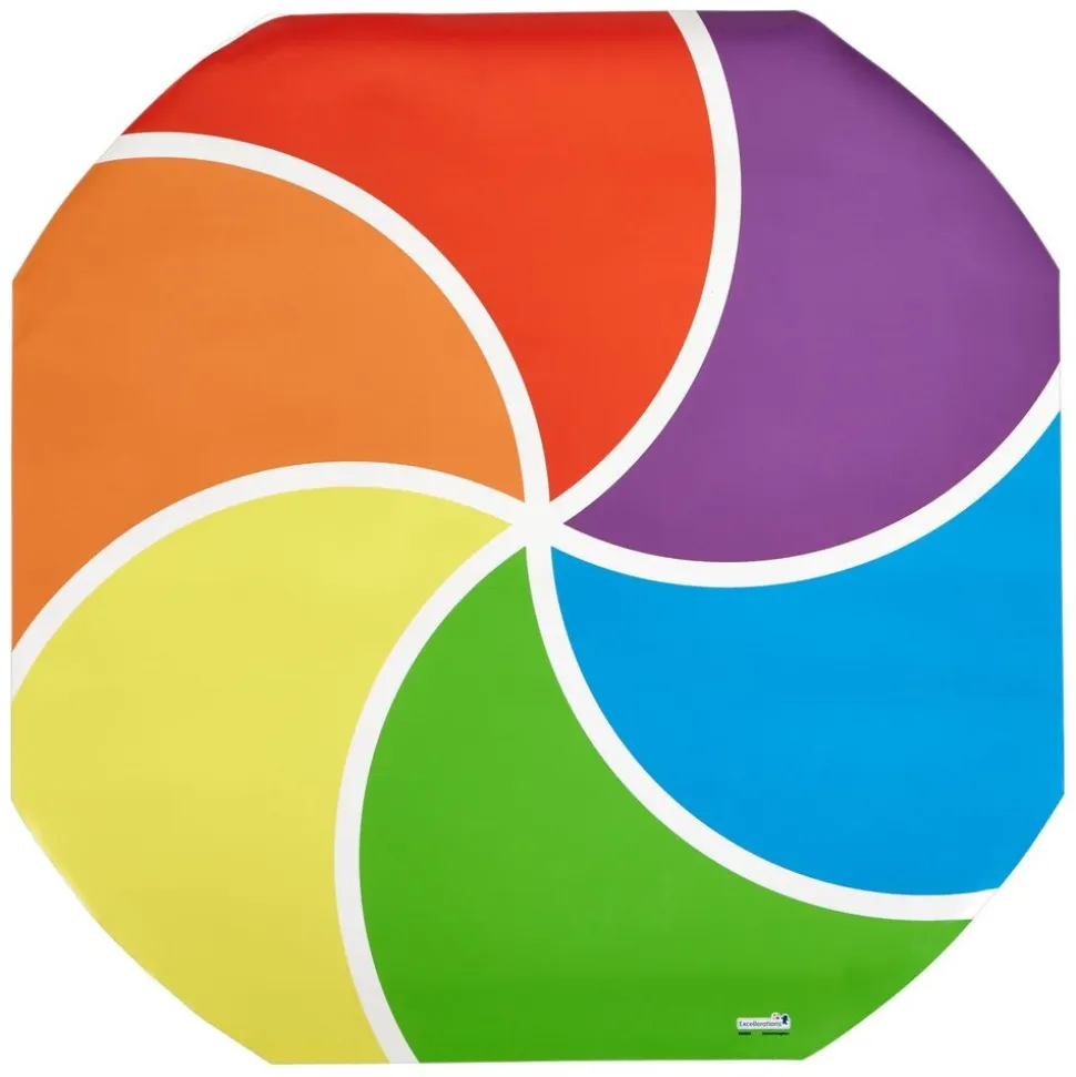 Excellerations® Explorer Tuff Tray Color Pinwheel Playmat
