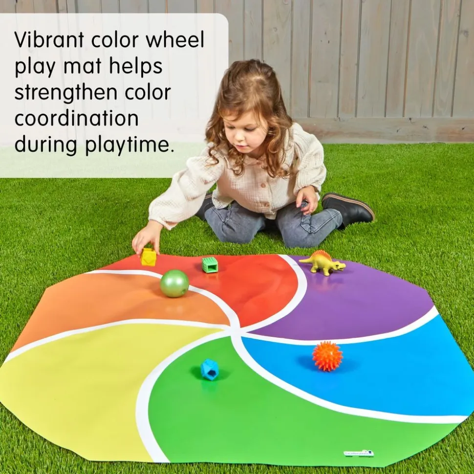 Excellerations® Explorer Tuff Tray Color Pinwheel Playmat