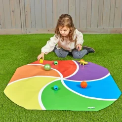 Excellerations® Explorer Tuff Tray Color Pinwheel Playmat