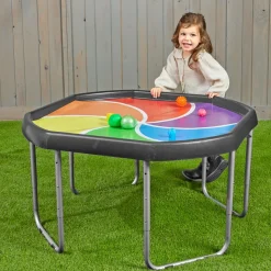Excellerations® Explorer Tuff Tray Color Pinwheel Playmat