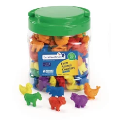 Excellerations® Farm Animal Counters - 108 Pieces