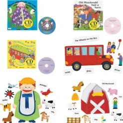 Excellerations® Felt Story Sets, Story Books & CDs - 2 Titles