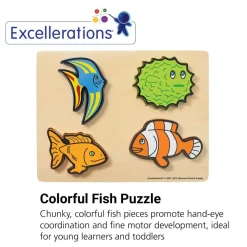 Excellerations® Fish Chunky Puzzles