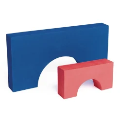 Excellerations® Foam Unit Floor Blocks - 126 Pieces