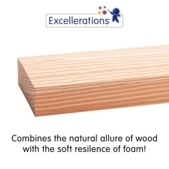 Excellerations® Foam Wood-Look Blocks - Set of 80
