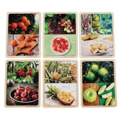 Excellerations® Fruit Photo Puzzles Set of 6