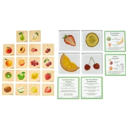 Excellerations® Fruit Tiles & Cards Kit - 26pcs