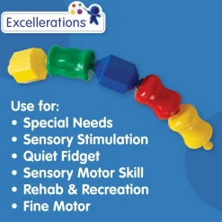 Excellerations® Fun Pop Linking Beads - 28 Pieces
