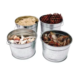 Excellerations® Galvanized Steel Pail - Set of 4