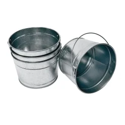 Excellerations® Galvanized Steel Pail - Set of 4
