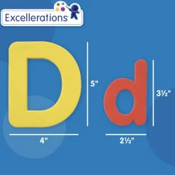 Excellerations® Giant Foam Magnetic Alphabet Letters & Numbers - 115 Pieces