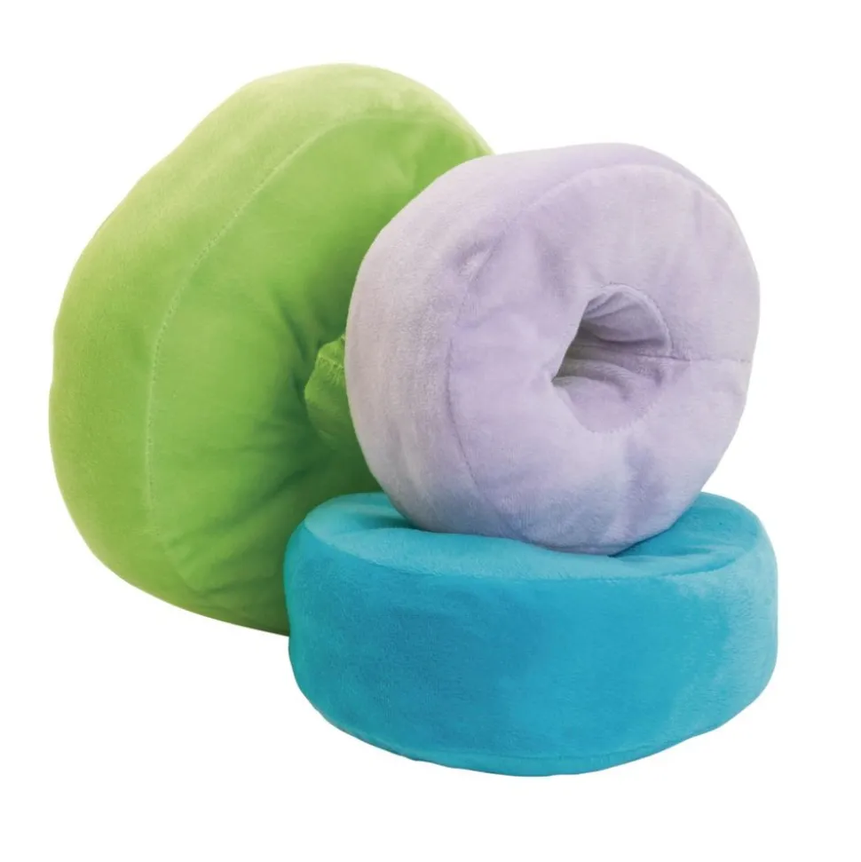 Excellerations® Giant Plush Rainbow Stacking Ring