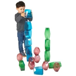 Excellerations® Giant Stacking Gems - Set of 20
