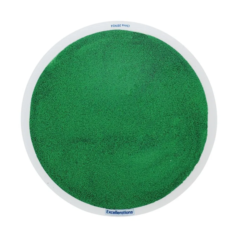 Excellerations® Glitter Circle Liquid Tile - Green