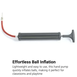 Excellerations® Hand Pump - 10" Plastic Ball Inflator