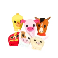 Excellerations® Happy Hands Farm Puppets - Set of 6