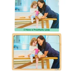 Excellerations® Healthy Kids Handle With Special Care - Set of 9 Wooden Puzzles