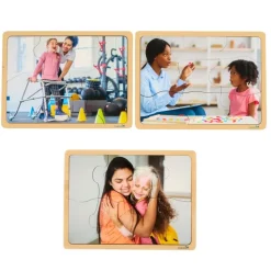 Excellerations® Healthy Kids Handle With Special Care - Set of 9 Wooden Puzzles