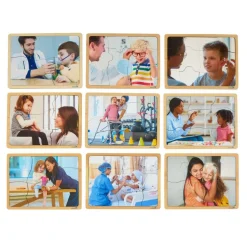 Excellerations® Healthy Kids Handle With Special Care - Set of 9 Wooden Puzzles