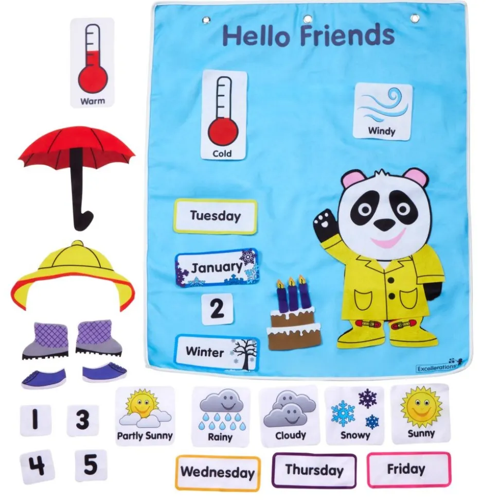 Excellerations® Hello Friends Daily Center 106 Pieces