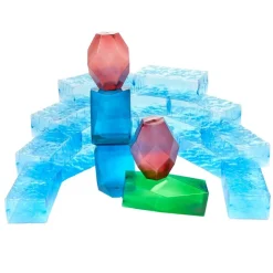 Excellerations® Ice Blocks & Stacking Gems - Set of 40