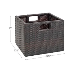 Excellerations® Indoor/Outdoor Wicker Basket - Small indoor-outdoor baskets for kids