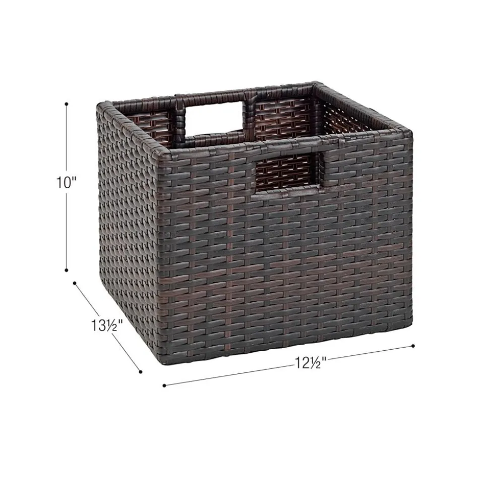 Excellerations® Indoor/Outdoor Wicker Basket - Small indoor-outdoor baskets for kids