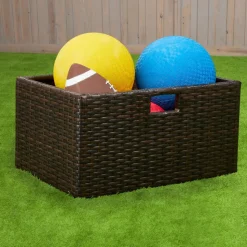 Excellerations® Indoor/Outdoor Wicker Basket - Large