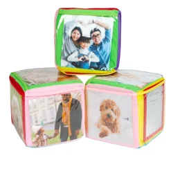 Excellerations® Infant Photo Cubes with Mirror - Set of 3