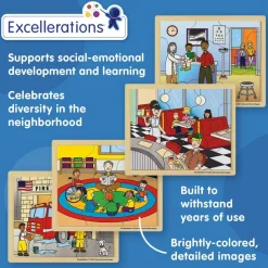 Excellerations® In My Community Puzzles - Set of 12