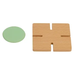 Excellerations® Interlocking Wood and Silicone Shapes - 40pcs