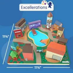 Excellerations® JourneyJunction™ Build & Block Logic Puzzle Campground