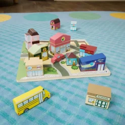 Excellerations® JourneyJunction™ Build & Block Logic Puzzle Rural