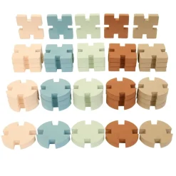 Excellerations® Jumbo Foam Interlocking Shapes - 40 pieces