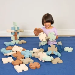 Excellerations® Jumbo Foam Interlocking Shapes - 40 pieces