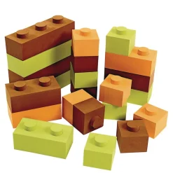 Excellerations® Jumbo Interlocking Blocks - 22 pcs
