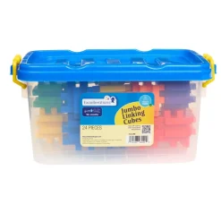 Excellerations® Jumbo Linking Cubes - Set of 24