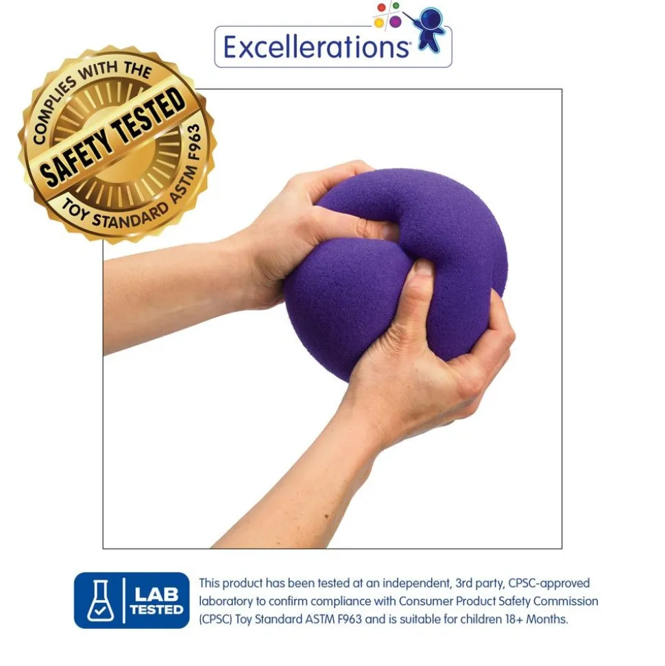 Excellerations® Jumbo Soft Foam Balls - Set of 6