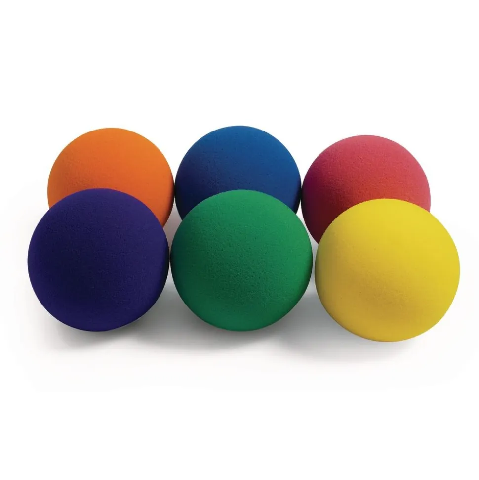 Excellerations® Jumbo Soft Foam Balls - Set of 6