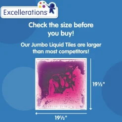 Excellerations® Large Liquid Tile Orange