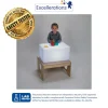 Excellerations® LED Glowing Rechargeable Mood Light Table/Chair w/Remote