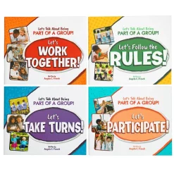 Excellerations® Let’s Talk About Being Part of a Group Book Set - 4 books