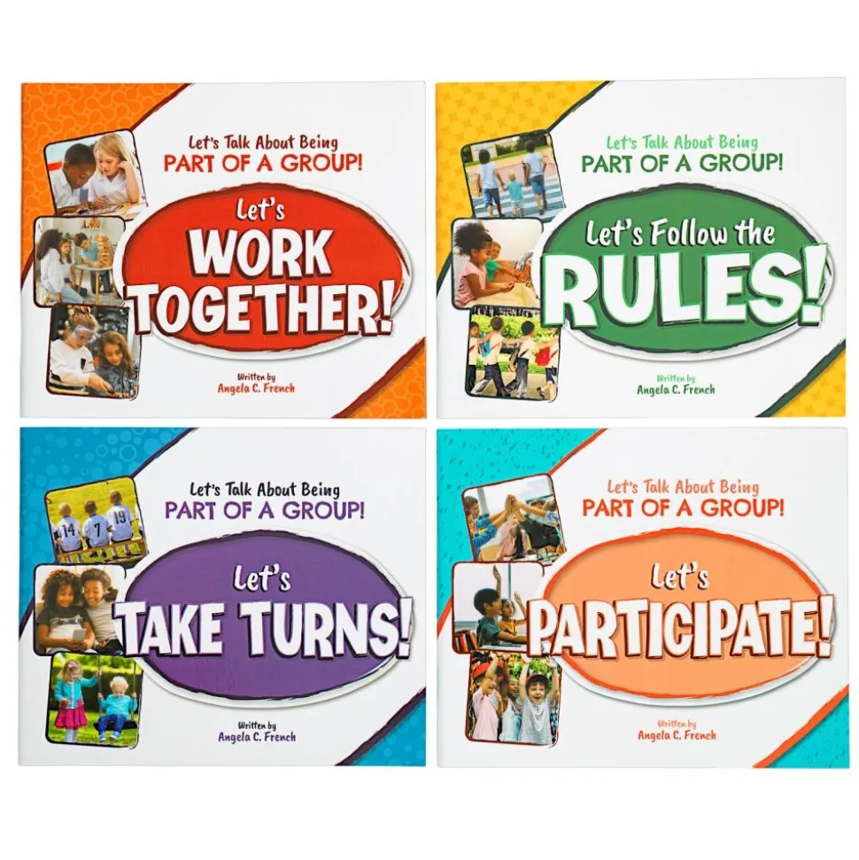 Excellerations® Let’s Talk About Being Part of a Group Book Set - 4 books