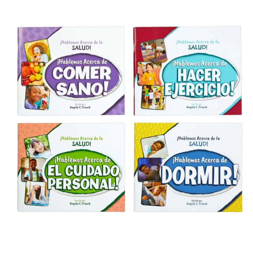 Excellerations® Let’s Talk About Being Healthy Spanish Book Set of 4