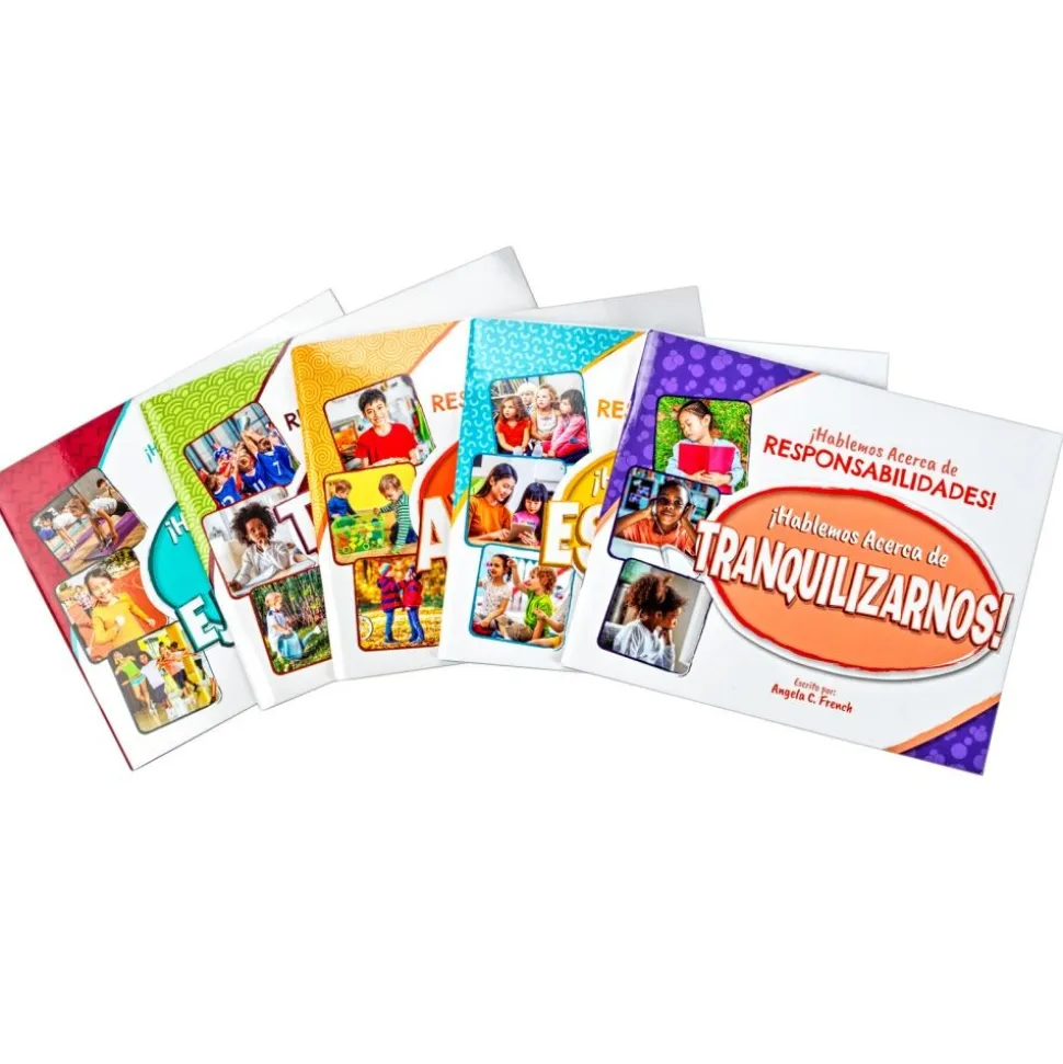Excellerations® Let’s Talk About Being Healthy Spanish Book Set of 4