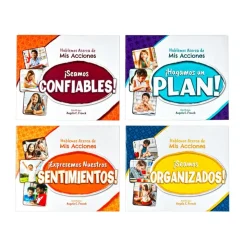 Excellerations® Let's Talk About My Actions Spanish Book Set of 4