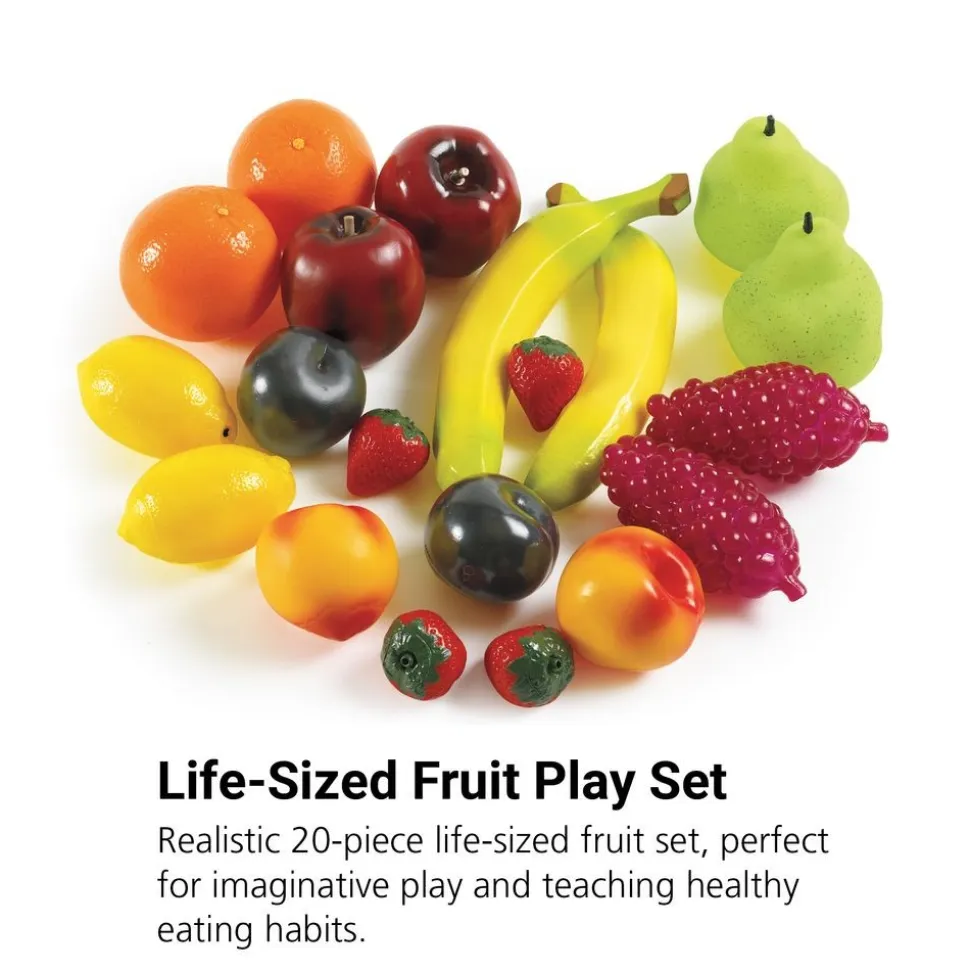 Excellerations® Life-Sized Fruit Set - 20 Pieces