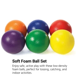 Excellerations® Low Density Foam Balls - Set of 6