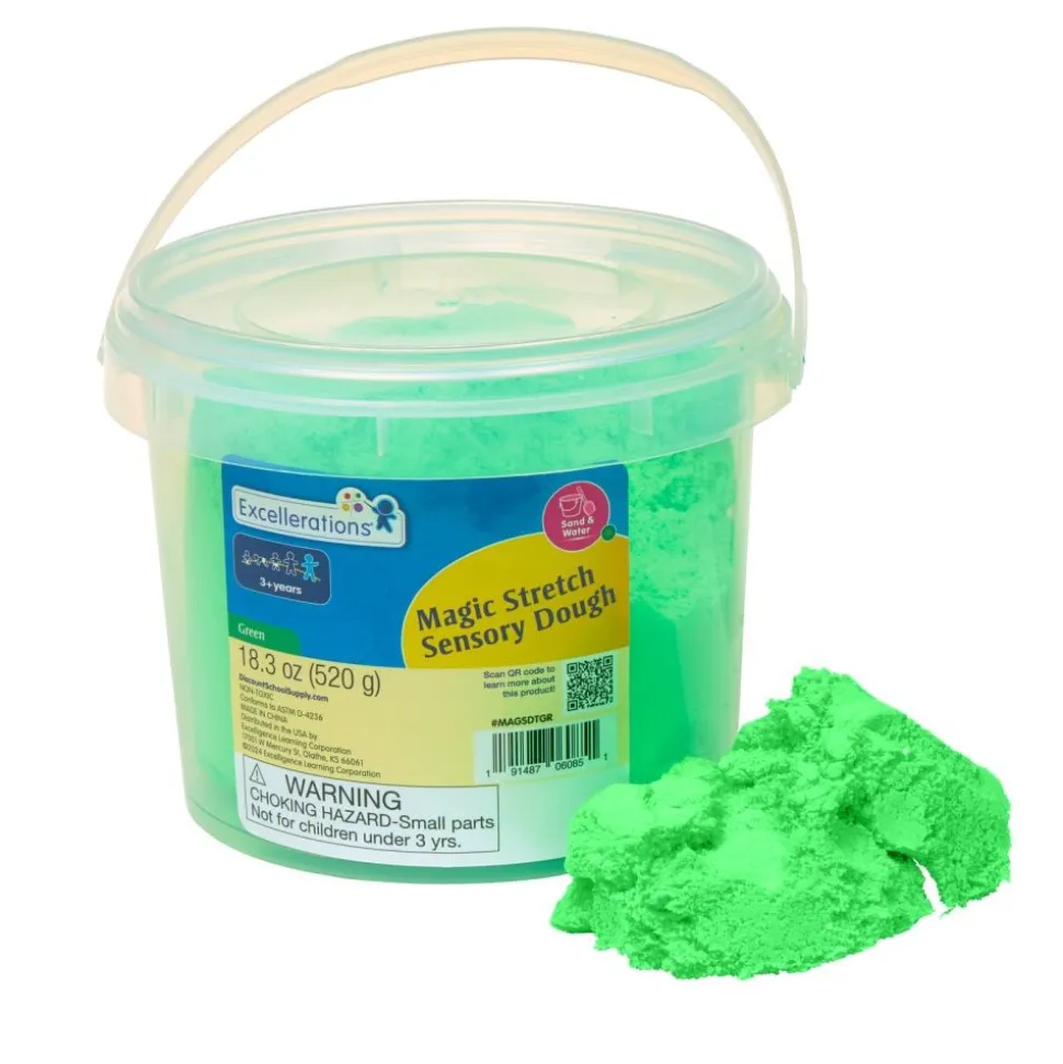 Excellerations® Magic Stretch™ Sensory Dough Green