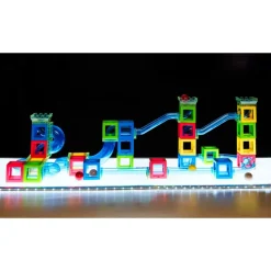 Excellerations® Magnetic Ball Run STEM Construction Set